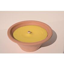 Bougies pot terre cuite grand modèle - starfeu