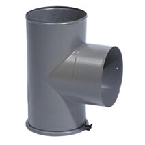 Té équerre + Tampon gris mat email 150 - TEN