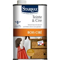 Teinte & cire liquide ton chêne rustique 500ml