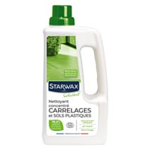 Nettoyant concentré pour carrelages et sols plastiques Ecocert 1L - STARWAX SOLUVERT