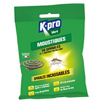 Spirale anti-moustique incassable pyrèthre végétal - K.PRO
