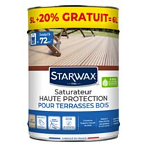 Saturateur application facile Phase aqueuse incolore 5L+20% - STARWAX