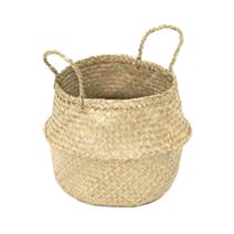 Panier Belly fibres végétales tressées naturel Taille M 35x32cm - COMPACTOR