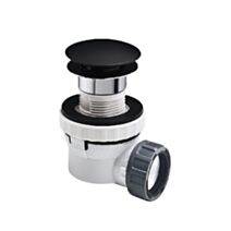 Bonde et siphon de lavabo XS Pure noir - WIRQUIN