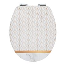 Abattant MDF (fibres de bois) DIPLOMAT décor MARBRE DORE WIRQUIN
