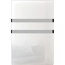 Panneau Rayonnant sèche-serviette Facade Verre Blanc 1000W - VOLTMAN