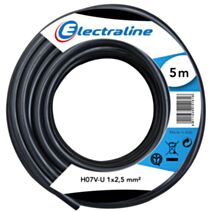 Cour.Film HO7 V-U 1x2.5mm² Noir 5M