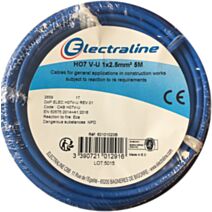 Cour.Film HO7 V-U 1x2.5mm² Bleu 5M