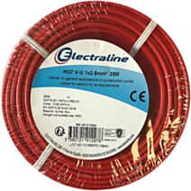 Cour.Film HO7 V-U 1x2.5mm² Rouge 25M