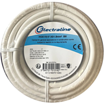 Cour.Film HO5 VV-F 3G1.5mm² Blanc 5M