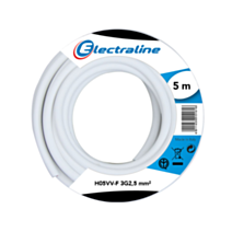Cour.Film HO5 VV-F 3G2.5mm² Blanc 5M