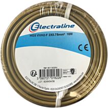 Cour.Film HO3 VVH2-F 2X0.75mm² V/Or 10M