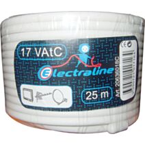 Cour Coax 17 VAtC Blanc 25M