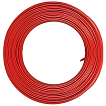 Cour.Film HIFI 2X0.75mm² N/Rouge 25M