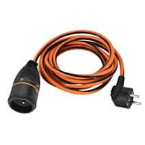 Prolongateur 10m 16A H05VV-F 3G1.5 Orange - ELECTRALOCK