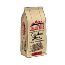 Charbon de bois 40 litres premium « Qualité Restaurant » - GRILL O'BOIS