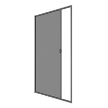 Moustiquaire enroulable aluminium et toile fibre de verre 230x150cm gris - MOUSTIKIT
