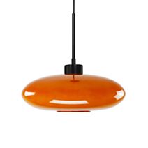 Suspension Nepi verre orange Ø30cm H.12–112cm - C-CREATION