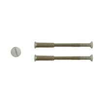 2 vis relieuses acier blanc - LINEA BERTOMANI