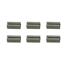 6 fourreaux d'adaptation M6 à M7mm acier - LINEA BERTOMANI