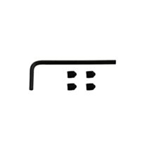 Set de 4 vis pointeau 5mm et clé alène 2,5mm acier - LINEA BERTOMANI