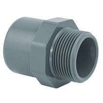 Embout mixte PVC pression m/f fileté Ø40x50x1"1/4"