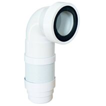 Pipe coudée extensible souple PVC blanche Diam.100 - FITT