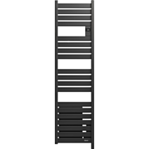 Radiateur sèche-serviettes 1500W Kelud Slim anthracite - SAUTER