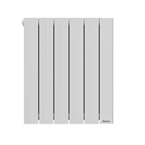 Radiateur inertie fluide Orosi 1000W horizontal blanc - SAUTER