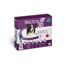 Pipette chien VECTRA 3D 10-25 kg M x3 - VECTRA