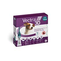 Pipette chien VECTRA 3D 4-10 kg S x3 - VECTRA