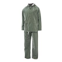 Tenue de pluie XXL vert PVC - BLACKFOX
