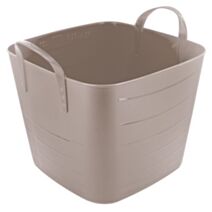 Bassine carrées 25 L Taupe