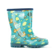 Botte enfant PVC Foxy Bleu T.23 à T.30 - BLACKFOX