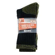 Chaussette x3 bamboo kaki 39/42