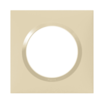 Plaque 1 poste Dooxie coloris dune - LEGRAND
