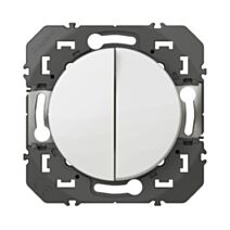Double poussoir Dooxie blanc - LEGRAND