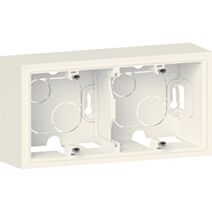 Cadre saillie 2 postes blanc LEGRAND