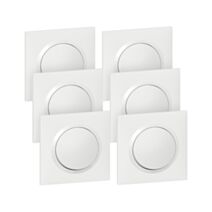 Lot de 6 prises 2P+T Dooxie - LEGRAND