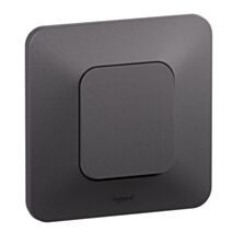 Poussoir Neptune 6A bornes automatiques noir - LEGRAND