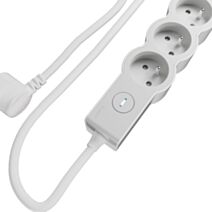 Multiprise 5x2P+T 16A 1,5m blanc - LEGRAND