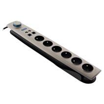 Multiprise parafoudre 6 prises 2P+T 16a + 2ptv + rj11/rj45