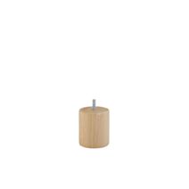 Pied de lit cylindrique verni naturel H.80 Ø68 mm - EVOLUDIS