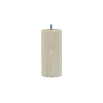 Pied de lit cylindrique brut h150 d68 - BAR PLUS