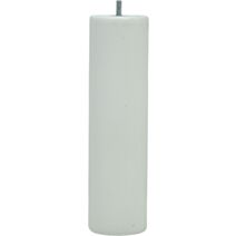 Pied de lit blanc h25xd68cm - BAR PLUS