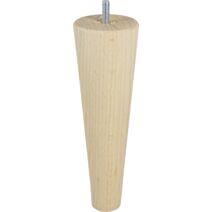 Pied de lit fuseau brut H.200 Ø60mm - BAR PLUS