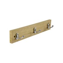 Porte-manteau Cairn bois 3 têtes - BAR PLUS