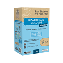 Bicarbonate de soude ménager ecocertifié ECOGENE 1kg