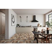 Revêtement de sol Vinyle Pin multicolore Iconik Life Trend 3m - (Vendu au m)²