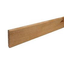 Plinthe arrondie pin rustique 1x7x200cm